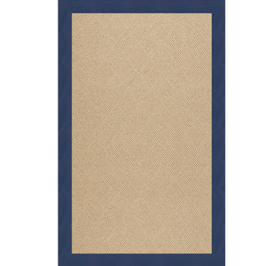 Capel Rugs Creative Concepts - Customizable Indoor & Outdoor Rugs With Fade And Stain Resistance For Unique Style Canvas Navy 100% Olefin Base,Single Border 1990rs03000500497