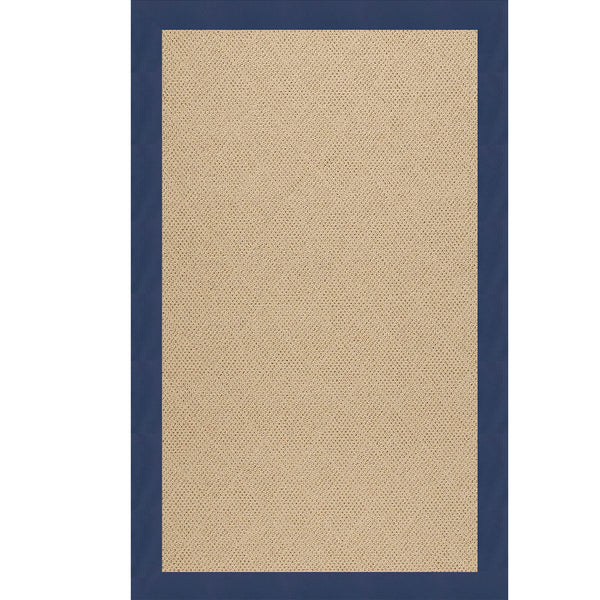 Capel Rugs Creative Concepts - Customizable Indoor & Outdoor Rugs With Fade And Stain Resistance For Unique Style Canvas Navy 100% Olefin Base,Single Border 1990rs03000500497