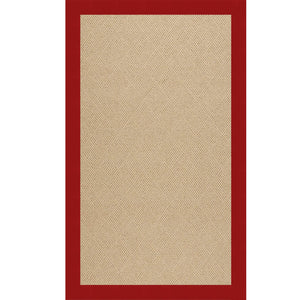 Capel Rugs Creative Concepts - Customizable Indoor & Outdoor Rugs With Fade And Stain Resistance For Unique Style Canvas Jockey Red 100% Olefin Base,Single Border 1990rs07091000527