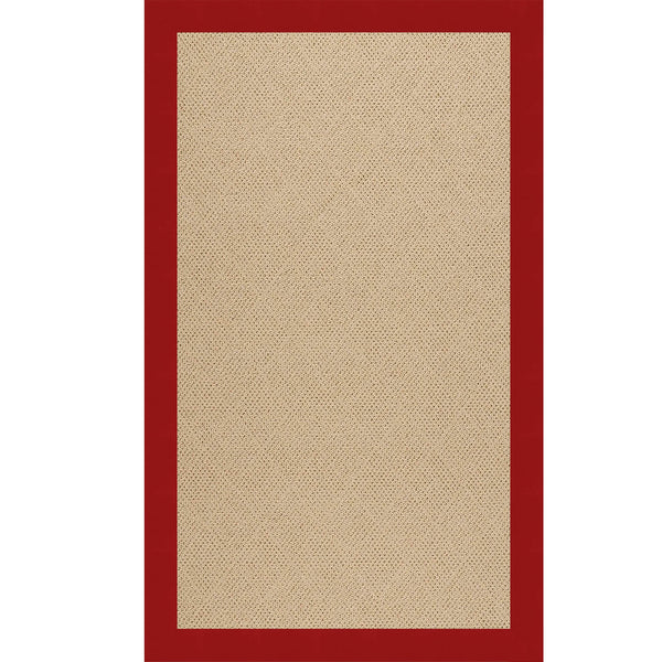 Capel Rugs Creative Concepts - Customizable Indoor & Outdoor Rugs With Fade And Stain Resistance For Unique Style Canvas Jockey Red 100% Olefin Base,Single Border 1990rs07091000527