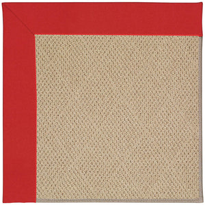 Capel Rugs Creative Concepts - Customizable Indoor & Outdoor Rugs With Fade And Stain Resistance For Unique Style Canvas Jockey Red 100% Olefin Base,Single Border 1990rs07091000527