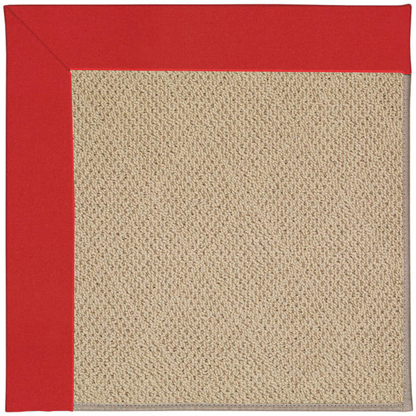 Capel Rugs Creative Concepts - Customizable Indoor & Outdoor Rugs With Fade And Stain Resistance For Unique Style Canvas Jockey Red 100% Olefin Base,Single Border 1990rs07091000527