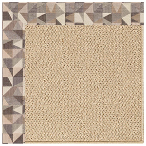 Capel Rugs Creative Concepts - Customizable Indoor & Outdoor Rugs With Fade And Stain Resistance For Unique Style Geo Bronze 100% Olefin Base,Single Border 1990gs1000726