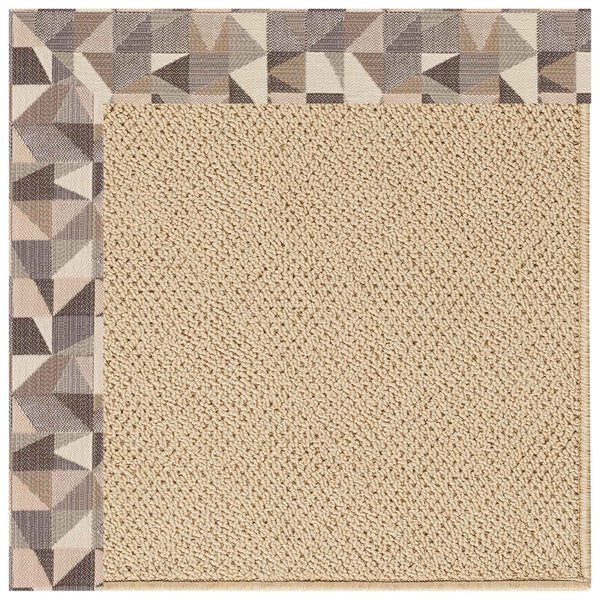 Capel Rugs Creative Concepts - Customizable Indoor & Outdoor Rugs With Fade And Stain Resistance For Unique Style Geo Bronze 100% Olefin Base,Single Border 1990gs1000726