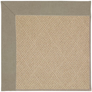 Capel Rugs Creative Concepts - Customizable Indoor & Outdoor Rugs With Fade And Stain Resistance For Unique Style Canvas Taupe 100% Olefin Base,Single Border 1990rs03000500737