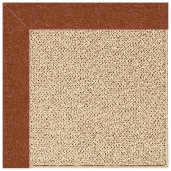 Capel Rugs Creative Concepts - Customizable Indoor & Outdoor Rugs With Fade And Stain Resistance For Unique Style Classic Saddle 100% Olefin Base,Single Border 1990gs0709742