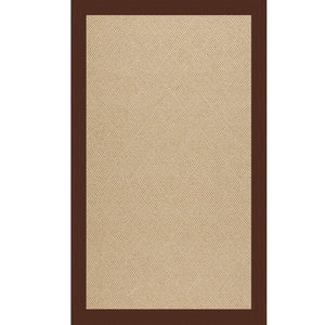 Capel Rugs Creative Concepts - Customizable Indoor & Outdoor Rugs With Fade And Stain Resistance For Unique Style Canvas Bay Brown 100% Olefin Base,Single Border 1990rs03000500787
