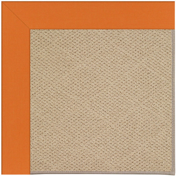 Capel Rugs Creative Concepts - Customizable Indoor & Outdoor Rugs With Fade And Stain Resistance For Unique Style Canvas Tangerine 100% Olefin Base,Single Border 1990gs0709815
