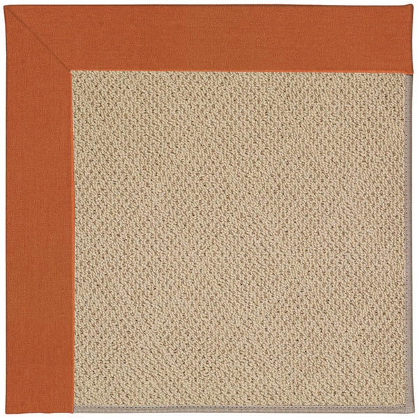 Capel Rugs Creative Concepts - Customizable Indoor & Outdoor Rugs With Fade And Stain Resistance For Unique Style Canvas Rust 100% Olefin Base,Single Border 1990gs0709837