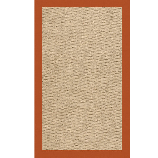 Capel Rugs Creative Concepts - Customizable Indoor & Outdoor Rugs With Fade And Stain Resistance For Unique Style Canvas Rust 100% Olefin Base,Single Border 1990rs07090709837