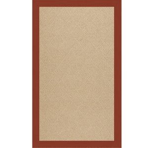 Capel Rugs Creative Concepts - Customizable Indoor & Outdoor Rugs With Fade And Stain Resistance For Unique Style Classic Persimmon 100% Olefin Base,Single Border 1990rs07090709846