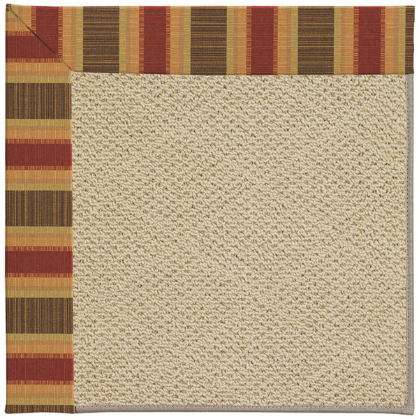 Capel Rugs Creative Concepts - Customizable Indoor & Outdoor Rugs With Fade And Stain Resistance For Unique Style Dimone Sequoia 100% Olefin Base,Single Border 1990gs0709848