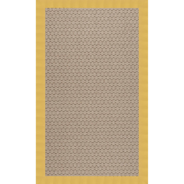 Capel Rugs Creative Concepts - Customizable Zoe Collection Rug For Indoor & Outdoor Elegance And Style Canvas Canary 100% Olefin Base W,Border 1991rs07090709137