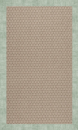 Capel Rugs Creative Concepts - Customizable Zoe Collection Rug For Indoor & Outdoor Elegance And Style Rave Spearmint 100% Olefin Base W,Border 1991rs05000800221