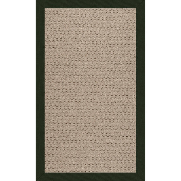 Capel Rugs Creative Concepts - Customizable Zoe Collection Rug For Indoor & Outdoor Elegance And Style Canvas Fern 100% Olefin Base W,Border 1991rs07091000274