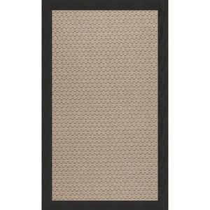 Capel Rugs Creative Concepts - Customizable Zoe Collection Rug For Indoor & Outdoor Elegance And Style Canvas Black 100% Olefin Base W,Border 1991rs03000500314