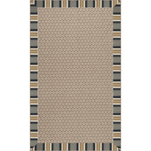 Capel Rugs Creative Concepts - Customizable Zoe Collection Rug For Indoor & Outdoor Elegance And Style Long Hill Ebony 100% Olefin Base W,Border 1991rs07090709340