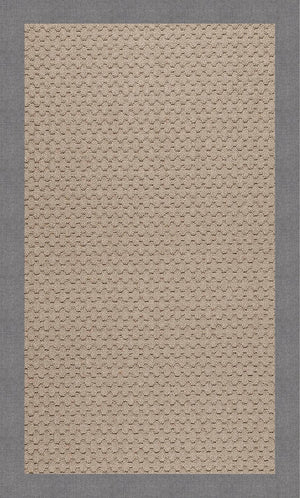 Capel Rugs Creative Concepts - Customizable Zoe Collection Rug For Indoor & Outdoor Elegance And Style Canvas Slate 100% Olefin Base W,Border 1991rs06000600372
