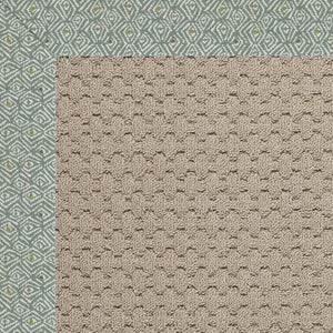 Capel Rugs Creative Concepts - Customizable Zoe Collection Rug For Indoor & Outdoor Elegance And Style Profile Lake 100% Olefin Base W,Border 1991rs07091000414