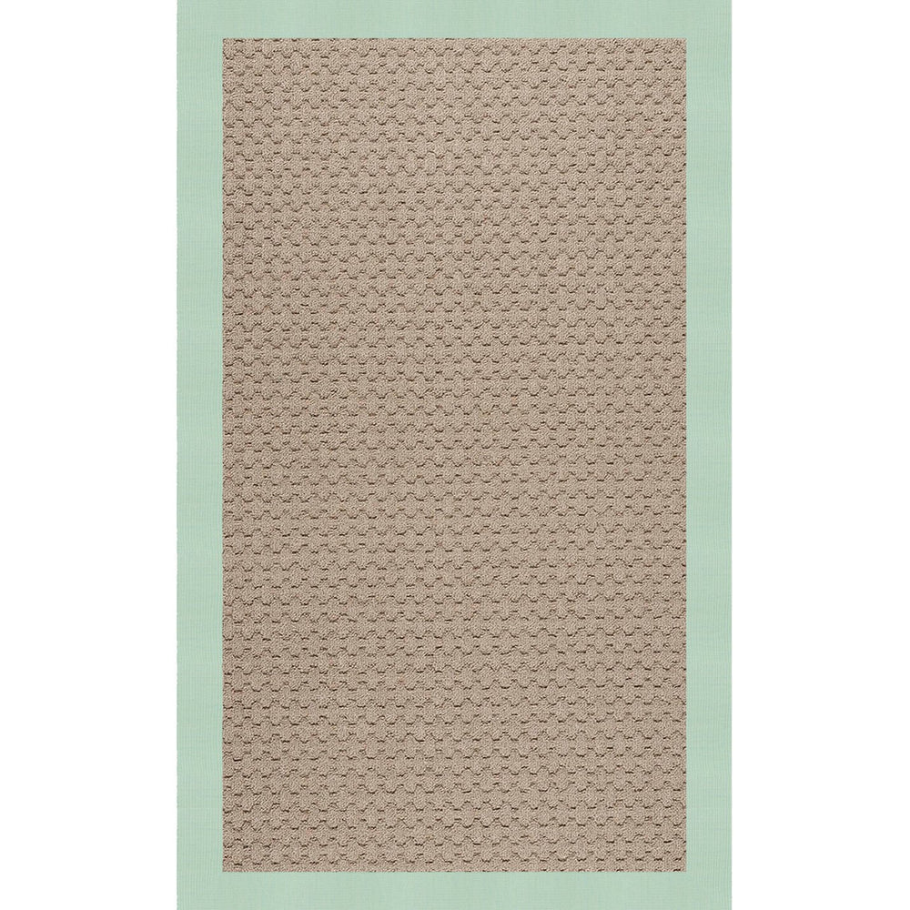 Capel Rugs Creative Concepts - Customizable Zoe Collection Rug For Indoor & Outdoor Elegance And Style Canvas Spa Blue 100% Olefin Base W,Border 1991rs00240036427