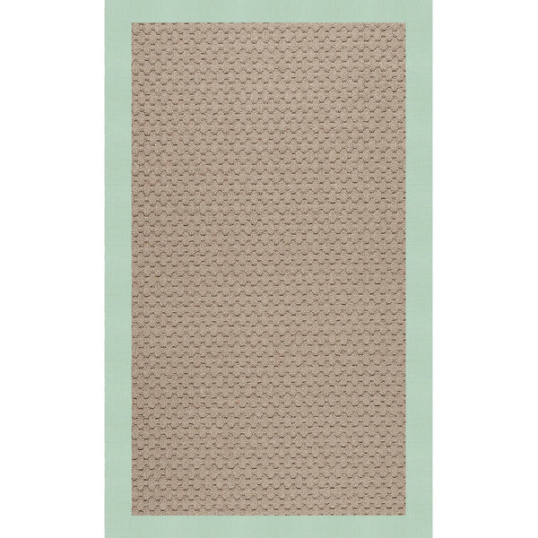 Capel Rugs Creative Concepts - Customizable Zoe Collection Rug For Indoor & Outdoor Elegance And Style Canvas Spa Blue 100% Olefin Base W,Border 1991rs03000500427