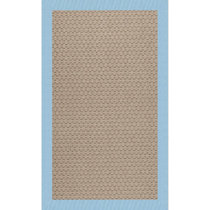 Capel Rugs Creative Concepts - Customizable Zoe Collection Rug For Indoor & Outdoor Elegance And Style Canvas Air Blue 100% Olefin Base W,Border 1991rs07091000437