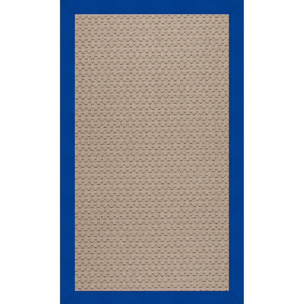 Capel Rugs Creative Concepts - Customizable Zoe Collection Rug For Indoor & Outdoor Elegance And Style Canvas Pacific Blue 100% Olefin Base W,Border 1991rs07091000440
