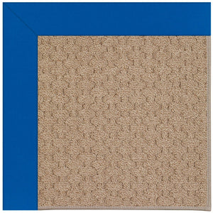 Capel Rugs Creative Concepts - Customizable Zoe Collection Rug For Indoor & Outdoor Elegance And Style Canvas Pacific Blue 100% Olefin Base W,Border 1991rs07091000440