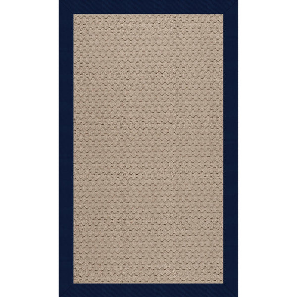 Capel Rugs Creative Concepts - Customizable Zoe Collection Rug For Indoor & Outdoor Elegance And Style Canvas Neptune 100% Olefin Base W,Border 1991rs07091000477