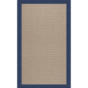 Capel Rugs Creative Concepts - Customizable Zoe Collection Rug For Indoor & Outdoor Elegance And Style Canvas Navy 100% Olefin Base W,Border 1991rs03000500497