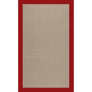 Capel Rugs Creative Concepts - Customizable Zoe Collection Rug For Indoor & Outdoor Elegance And Style Canvas Jockey Red 100% Olefin Base W,Border 1991rs07091000527