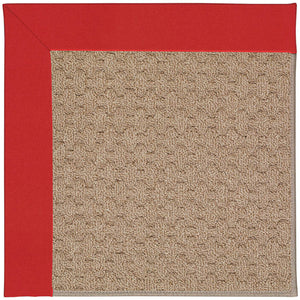 Capel Rugs Creative Concepts - Customizable Zoe Collection Rug For Indoor & Outdoor Elegance And Style Canvas Jockey Red 100% Olefin Base W,Border 1991rs07090709527