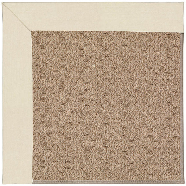 Capel Rugs Creative Concepts - Customizable Zoe Collection Rug For Indoor & Outdoor Elegance And Style Canvas Sand 100% Olefin Base W,Border 1991gs0709712