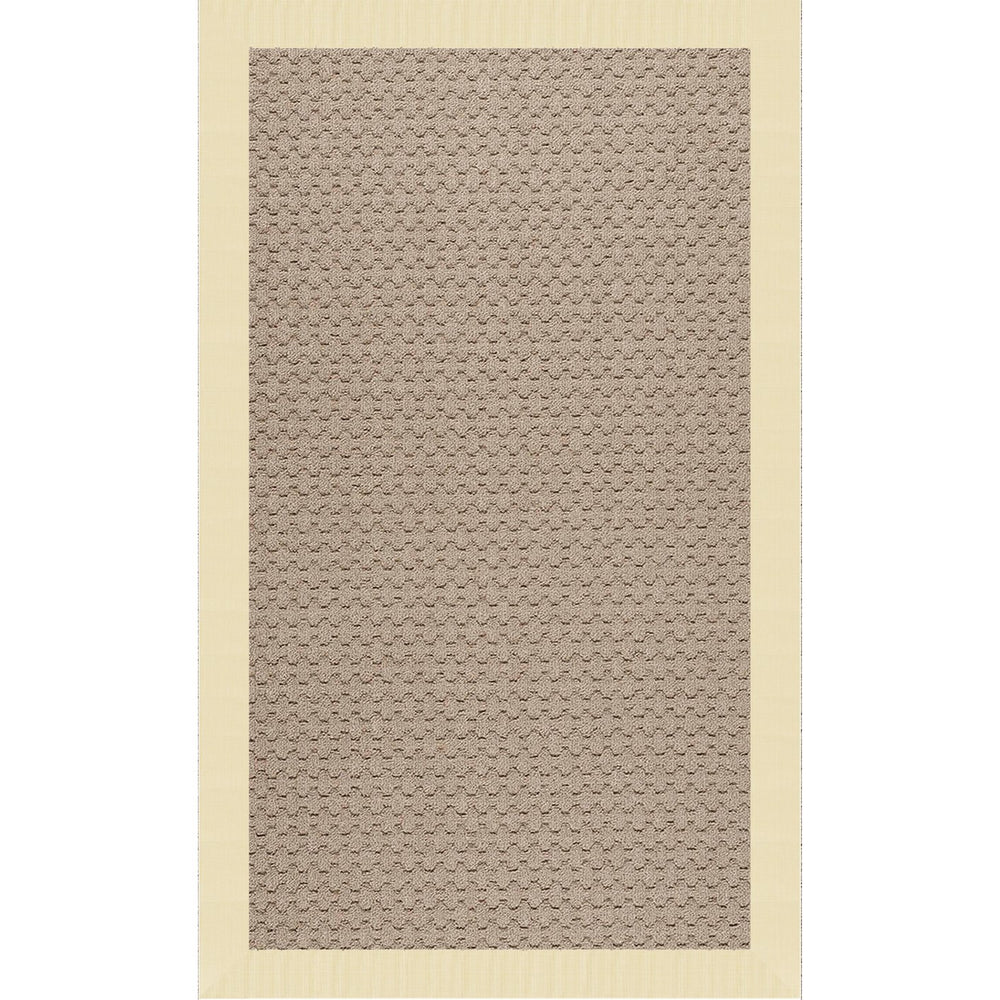 Capel Rugs Creative Concepts - Customizable Zoe Collection Rug For Indoor & Outdoor Elegance And Style Canvas Sand 100% Olefin Base W,Border 1991rs07090709712