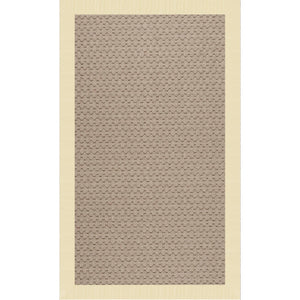 Capel Rugs Creative Concepts - Customizable Zoe Collection Rug For Indoor & Outdoor Elegance And Style Canvas Sand 100% Olefin Base W,Border 1991rs07090709712