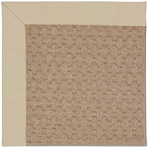 Capel Rugs Creative Concepts - Customizable Zoe Collection Rug For Indoor & Outdoor Elegance And Style Canvas Antique Beige 100% Olefin Base W,Border 1991gs0709717