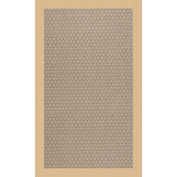 Capel Rugs Creative Concepts - Customizable Zoe Collection Rug For Indoor & Outdoor Elegance And Style Canvas Antique Beige 100% Olefin Base W,Border 1991rs07090709717
