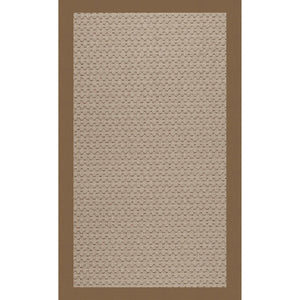 Capel Rugs Creative Concepts - Customizable Zoe Collection Rug For Indoor & Outdoor Elegance And Style Canvas Cocoa 100% Olefin Base W,Border 1991rs03000500747