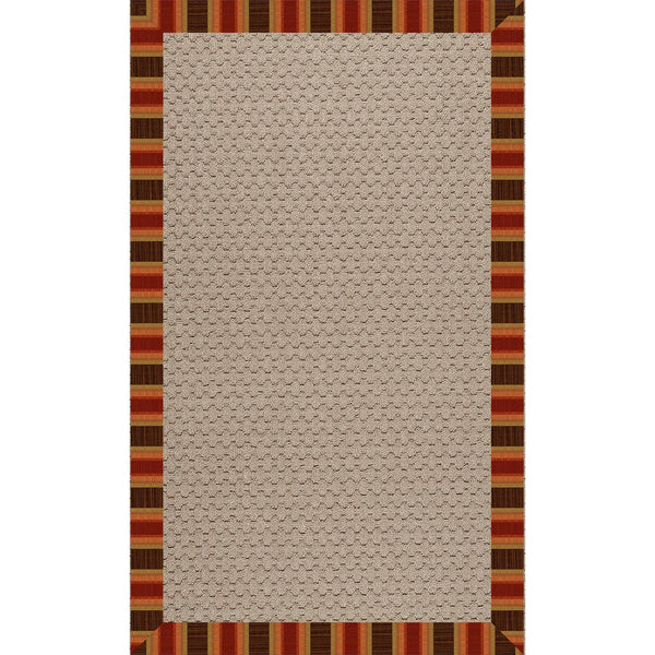 Capel Rugs Creative Concepts - Customizable Zoe Collection Rug For Indoor & Outdoor Elegance And Style Dimone Sequoia 100% Olefin Base W,Border 1991rs07091000848