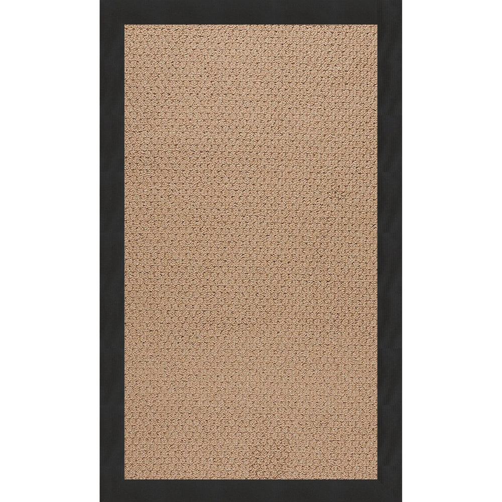 Capel Rugs Creative Concepts - Customizable Indoor/Outdoor Zoe Collection Rugs For Unique Style & Durability Canvas Black 100% Olefin Base W,Border 1992rs00240036314