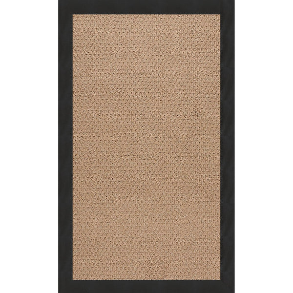 Capel Rugs Creative Concepts - Customizable Indoor/Outdoor Zoe Collection Rugs For Unique Style & Durability Canvas Black 100% Olefin Base W,Border 1992rs03000500314