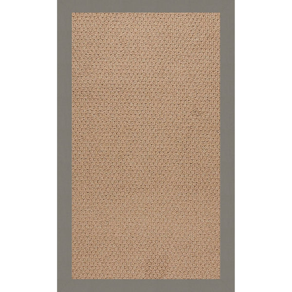 Capel Rugs Creative Concepts - Customizable Indoor/Outdoor Zoe Collection Rugs For Unique Style & Durability Canvas Charcoal 100% Olefin Base W,Border 1992rs03000500355