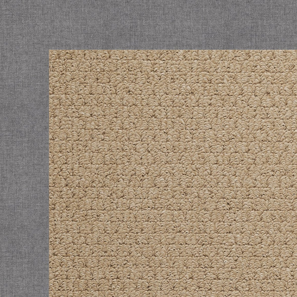 Capel Rugs Creative Concepts - Customizable Indoor/Outdoor Zoe Collection Rugs For Unique Style & Durability Canvas Slate 100% Olefin Base W,Border 1992gs1200372
