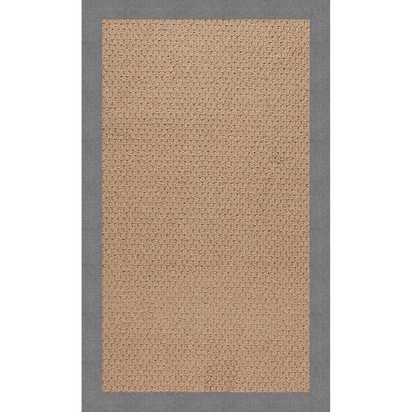 Capel Rugs Creative Concepts - Customizable Indoor/Outdoor Zoe Collection Rugs For Unique Style & Durability Canvas Slate 100% Olefin Base W,Border 1992rs05000800372