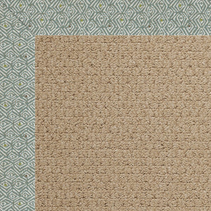 Capel Rugs Creative Concepts - Customizable Indoor/Outdoor Zoe Collection Rugs For Unique Style & Durability Profile Lake 100% Olefin Base W,Border 1992ns02060800414