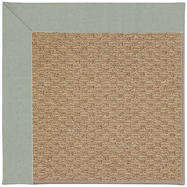 Capel Rugs Creative Concepts - Customizable Indoor/Outdoor Zoe Collection Rugs For Unique Style & Durability Canvas Spa Blue 100% Olefin Base W,Border 1992rs00240036427