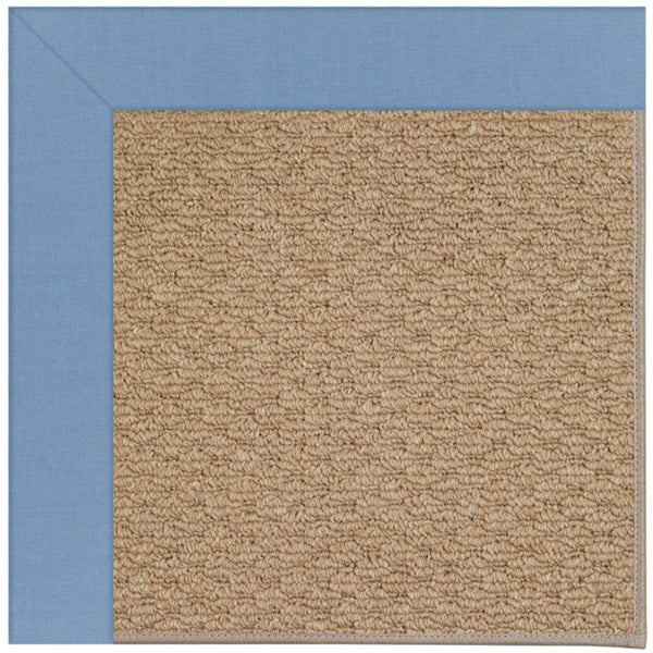 Capel Rugs Creative Concepts - Customizable Indoor/Outdoor Zoe Collection Rugs For Unique Style & Durability Canvas Air Blue 100% Olefin Base W,Border 1992gs0709437
