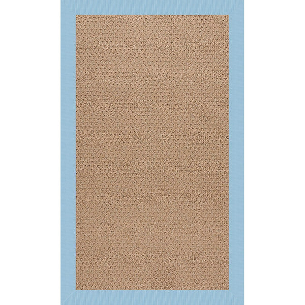 Capel Rugs Creative Concepts - Customizable Indoor/Outdoor Zoe Collection Rugs For Unique Style & Durability Canvas Air Blue 100% Olefin Base W,Border 1992rs07091000437