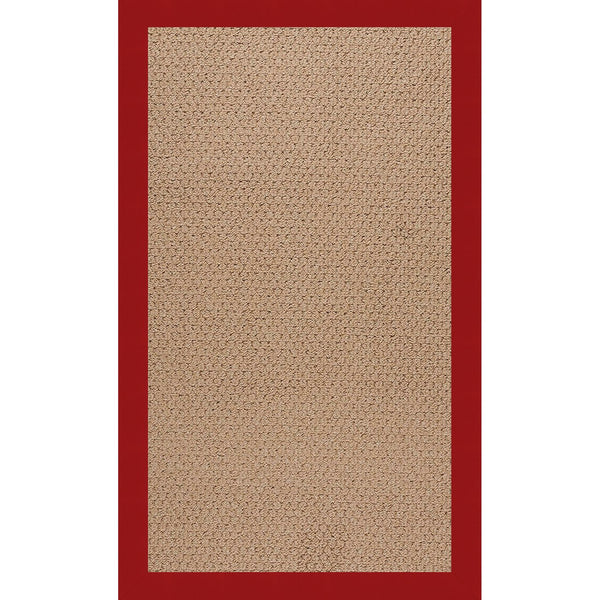 Capel Rugs Creative Concepts - Customizable Indoor/Outdoor Zoe Collection Rugs For Unique Style & Durability Canvas Jockey Red 100% Olefin Base W,Border 1992rs07091000527