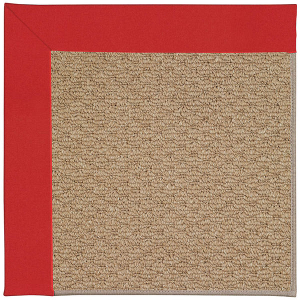 Capel Rugs Creative Concepts - Customizable Indoor/Outdoor Zoe Collection Rugs For Unique Style & Durability Canvas Jockey Red 100% Olefin Base W,Border 1992rs07091000527